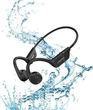 Bone Conduction Headphones IPX8 Swimming Waterproof Dustproof Sweatproof MP3 Player Headset Underwater Music Player 32GB Memory, Open-Ear Wireless Bluetooth 5.4 with Mic for Running, Cycling