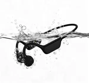 Bone Conduction Headphones for Swimming: IPX8 Waterproof MP3 Player, Open-Ear Bluetooth 5.4 for Running & Cycling