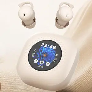 Headphones Sleep Earbuds Invisible Wireless Bluetooth Ear Bud for Sleeping Noise Cancelling Mini Earphones,Discreet in-Ear Tiny Earphones for Sleeping,Hidden Headset for Small Ears Sleeping,Work-Beuge
