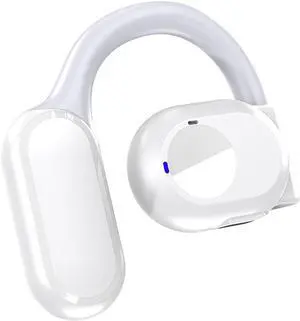 Wireless Earbud Open Ear Earbud with Ear Hooks Bluetooth 5.3 Open Ear Headphone with IPX5 Waterproof for Sport Bluetooth Headset with Microphone for Cell Phone (Single Ear)