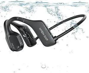 Bone Conduction Headphones, Bluetooth Earbuds Waterproof Swimming Headphones Wireless Open-Ear Headphones Built-in 16GB Ultra Light Headset for Swimming Running Sports Driving Fitness