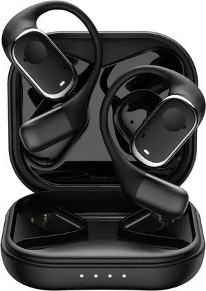 Open Ear Buds Wireless Bluetooth 5.3 Earbuds Wireless Earbuds with Earhooks Open Ear Wireless Headphones Earphones Wireless with Earhooks Sport Earbuds Wireless with Earhooks for Running Walking