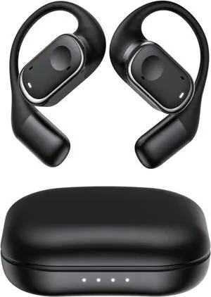 Micool Open Ear Headphones, Open Ear Earbuds Wireless Bluetooth 5.3, True Wireless Air Condition Headphones with Earhooks for Sports, HD Voice/Long Battery Life