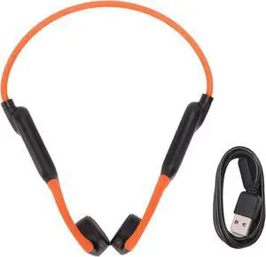 Bone Conduction Headphones, Bluetooth 5.4 Wireless Open Ear Headphones IP56 Water Proof Noise Reduction 20H Playtimes with Mic for Outdoor Sports