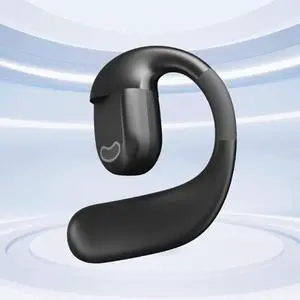 Single Ear Hook Earphone Over Ear Headphone Bluetooth 5.4 36H Long Battery Life, Soft Silicone Rotatable earpiece, Type-C Fast Charging IPX5 Resistant for Active Sport Lifestyle 78-8
