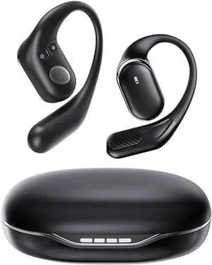 BIIuetuth 5.4 Headphones Wirreless Open Ear Earbuds 60 Hrs Playtime Dual Mic Clear Call Sports Air Conduction Headphones Earphone