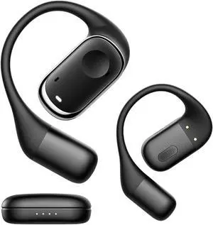 Open-Ear Headphones with Stable Comfort & Hi-Res Sound Pure Bass Boost BIIuetuth 5.3 Earbuds OWS Wirreless Headphones for Sports