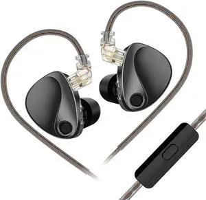 Castor 2DD Dynamic in Ear HiFi Earphone High-end Tunable Game Sport Headsets Monitor Headphone Earbuds EDX PRO ZSNPRO ZVX(Improved Bass MIC)