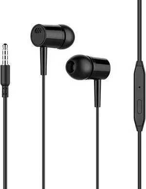 Heavy Bass in-Ear Headphones, Universal Smart Music On-Ear Sports Headphones, No Delay Wired Earbuds
