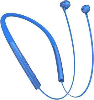 Wireless Headphones Neckband Earphone Bluetooth Headset Noise Canceling Earbuds with 100H Playtime Waterproof in Ear Sports Earphones with Mic & Magnetic for Gym Running Workout,Blue