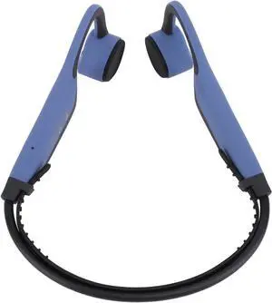 GOTOTOP Wireless Bluetooth Sport Headphones with Flexible Ti Alloy Frame for Land and Water Activities, 16GB Memory, for Comfortable Clear Sound Quality and Safety (Blue)