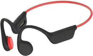 Black, Swimming Bone Conduction Bluetooth Headset, Sports Bluetooth Headset, Open Design, Always Aware of The External Environment, Suitable for Running, Cycling