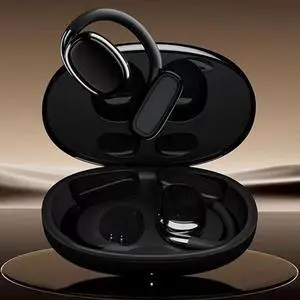 Open Ear Headphones Wireless Bluetooth 5.4 Wireless Sports Earbuds with Earhooks,ENC Call Noise Cancellation Technology with 36H Playtime IPX5 Waterproof for Sports,Driving,Office,Black