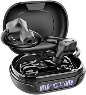 Wireless Earbuds with Noise Reduction, Bluetooth Earbuds, Hanging Ear Style, Ultra Long Battery Life, Earbuds with Ear Hooks for Sports, Exercise, and Running