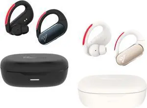 VOKALEN Reflex Pro - Wireless Sport Earbuds with Ear Hooks, Active Noise Cancellation, up to 50H of Battery Life, IP68 Dust and Waterproof, Touch Control, Secure Fit for Sports (Bundle Set)