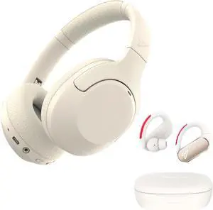 VOKALEN Hyper Pro ANC Headphones + Reflex Pro Sport Earbuds Bundle  Adaptive Noise Cancelling, Hi-Res Sound, IP68 Waterproof, LED Light Mode & Long Battery Life for Work, Travel & Fitness.