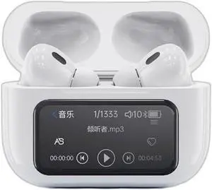 Intelligent Touch Screen in Ear Buds Wireless Bluetooth 5.4 Headphones New in The Ear Bluetooth Earbuds Sport Headsets IPX5 Waterproof Earphones for Running Workout