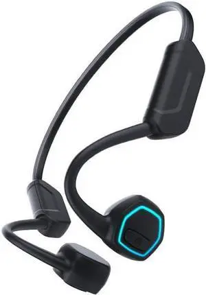 Bone Conduction Headphones Wireless Sport Headphones Bluetooth 5.3 with 32g Memory,Ultra-Long Battery Life,Fast Magnetic Charge,IPX8 Waterproof Sports Headphones for Workout Swimming Running Cycling