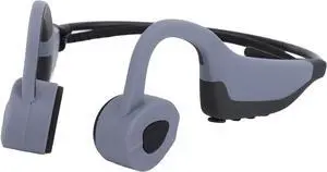 FILFEEL Bone Conduction Headphones, Sports Headphones with 16GB Memory, Clear Sound Quality, Water for Swimming, Diving, IPX8 Professional Deep Water (Gray)