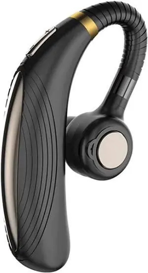 Bluetooth Headphones, Noise Canceling Wireless Earbuds, IPX6 Waterproof Earphones, Ear Headset with Power Display & Wireless Charging Case for Sports/Music(Black)