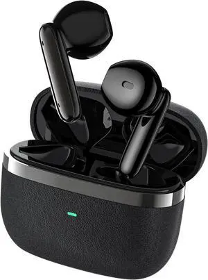 Wireless Earbuds Bluetooth 5.3 Sports in-Ear ANC+ENC Six-Microphone Talking Noise ENC Call Noise Cancellation IPX5 Waterproof 35 Hours Battery Life with Charging Case Wireless Earphones, Black