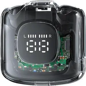 Wireless Earbuds Bluetooth 5.3 Headphones Headset Built-in Microphone, Immersive Premium Sound,Comfort Fit in Ear & 20H Playtime,Low Delay Headset for Gaming Travel,Black