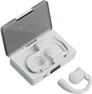 Open Ear Wireless Headphones Earbuds,On-Ear Bluetooth 5.3 Headphones,Talking Noise Canceling,Lightweight Design,7H Playtime Sweatproof Sport Headset for Running,Cycling,Driving,Hiking