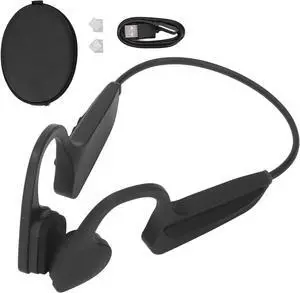 Cordless Bone Conduction Headset, Hanging Ear Sport Headphones with Clear Sound Quality Stable BT Connection for Music and Calls