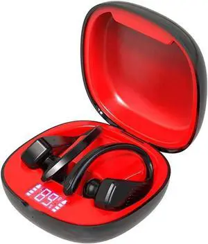 Wireless Earbuds Bluetooth Headphones 5.0, Bluetooth Earphones with Charging Case IPX5 Waterproof Sport Headphones for Running(A)