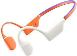 Open Ear Headphones Swimming Headphones Bone Conduction Headphones Wireless Bluetooth 5.4 8H Playtimes Wireless Headphones Sport Earphones IPX8 Waterproof Earphones for Swimming Cycling Walking white