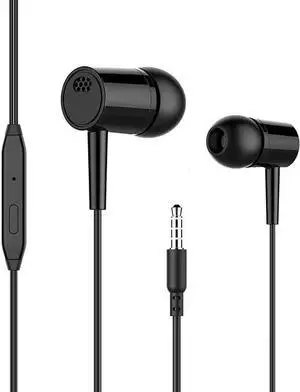 Wired Sports Waterproof Headphones, in-line Universal, Noise Reduction, Microphone