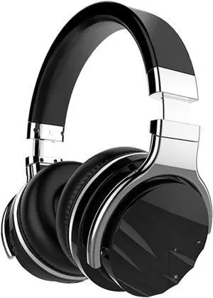 Active Noise Cancelling Headphones, Sports Bluetooth 5.0 Wireless Over Ear Headphones with Microphone, Hi-Fi Stereo Foldable Headset 30H Playtime, for Travel, Home, Office,Black