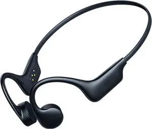 Bone Conduction Headphones Bluetooth Swimming Headphones Bone Conduction Earbuds Headphones Bluetooth 5.3 Built-In Mp3 Player 32G Memory Sports Headphones for Swimming Open Ear Headphones black