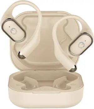 LALIVE GE05 Wireless Sport Earbuds Bone Conduction TWS Bluetooth 5.4 Wireless Gaming Headset with Low Latency,HiFi Sound Quality Music (Beige) LALIVE GE05 Wireless Sport Earbuds Bone Conduction TWS Bluetooth 5.4 Wireless Gaming Headset with Low Latency,HiFi Sound Quality Music (Beige)