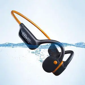 Bone Conduction Headphones Swimming Bone Headphones Conduction Bluetooth Earphones Wireless Bluetooth 5.3 Swimming Headphones Built-in 32Gb Memory Open Ear Headphones for Running Cycling