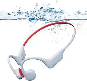 Open Ear HeadphonesOpen Ear Bone Conduction HeadphonesSwimming Bone Conduction Headphones Bluetooth 5.0 IPX8 16GB Bluetooth Earphones Stable to wear MP3 Waterproof Lightweight