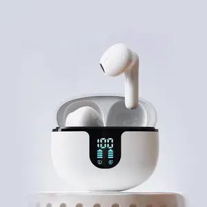 XY-19 Wireless Sport Earbuds TWS Bluetooth5.3 LED Display Earphone Headset Headphone HiFi Stereo (White)