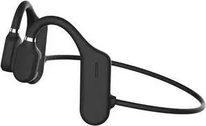 Ear Hook Headphone 1pc Sports Headset Headphones Wireleas Earphone Bone Conduction Earphone Ear Hook Abs and PC Black Music Bone Conduction Headphone