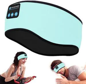 Sleep Headphones Headband, Wireless Music Sports Headband Headphones with Ultra-Thin HD Stereo Speakers, Workout Sport Headphones for Running Yoga Meditation, Comfortable for Side Sleepers