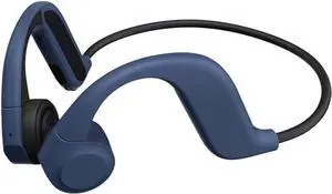 IKXO Waterproof Bone Conduction Headphones Bluetooth Wireless Earbuds Open Ear Auriculares Running Head Phones Sweatproof Sports Headset Lightweight for Bicycling, Hiking with Mic Built-in 8G Memory