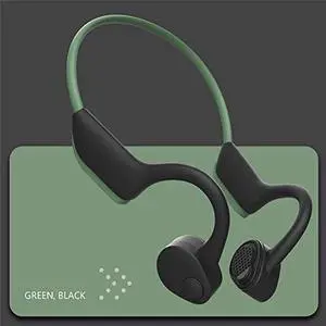 IKXO Bone conduction headphones open ear wireless bluetooth 5.0 headset memory titanium alloy lightweight and drop resistant sports headphones.