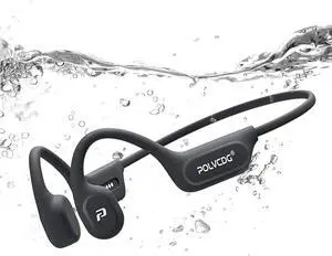 Swimming Headphones,IPX8 Waterproof Bone Conduction Headphones,32GB Memory Open Ear Headphones with Mic,Wireless Bluetooth Earphones Underwater Sport Earbuds for Running Workout Cycling