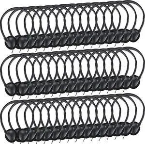Bulk Classroom Headphones for Kids Student School-100 Pack, Wired On-Ear Headphones for Chromebook Laptop Computer, K-12, Class Set(Black)