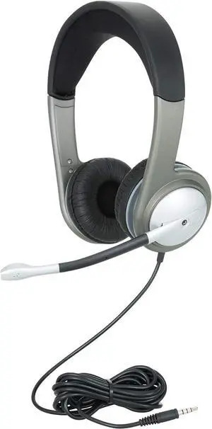 Egghead EGG-IAG-3002TRSS-10-PK-SO Mobile-Ready Multimedia Headset W/Boom Microphone (Pack of 10)