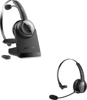 LEVN Bluetooth Headset Wireless Headset with Mic for Work