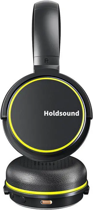 Holdsound Wireless Headphones for TV - Lightweight & On-Ear TV Headphones Wireless for Seniors with USB Transmitter (Optical, AUX, RCA, and USB Output)