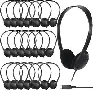 USB C Headphones Bulk 30 Pack for Classroom School Kids,USB Type C Headphones Class Set Compatible with Pad SmartphonesFor Boys Girls Students Travel (Black) USB C Headphones Bulk 30 Pack for Classroom School Kids,USB Type C Headphones Class Set Compatible with Pad SmartphonesFor Boys Girls Students Travel (Black)
