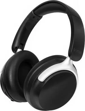 Wireless Over Ear Headphones with Mic, 80H Playtime & 800mAh Fast Charge, ANC Noise Cancelling & Transparency Mode, Over The Head Headphones for Work Travel Gaming iOS, Android, TV, PC