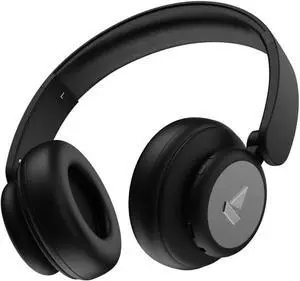 boAt Rockerz 450 Bluetooth On Ear Headphones with Mic Up to 15 Hours Playback, 40 MM Drive, Padded Ear Cushion, Integrated Controls and Dual Mode (Luscious Black)