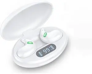 Sleep Headphones Sleep Headphones Wireless Bluetooth 5.2 Sleep Earbuds Sleep Earbuds for Side Sleepers Comfortable Noise Cancelling Invisible Earbuds Wireless Headphones Waite